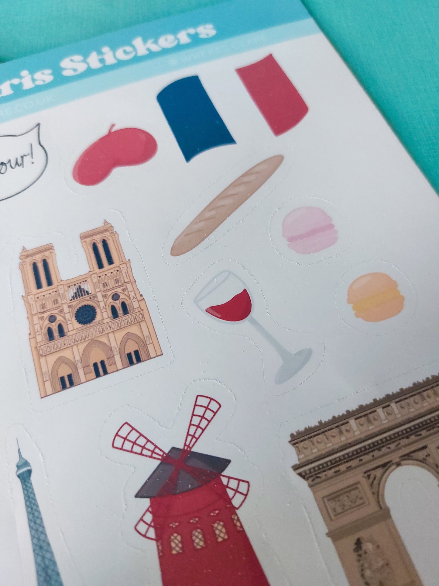 Paris Sticker Sheet