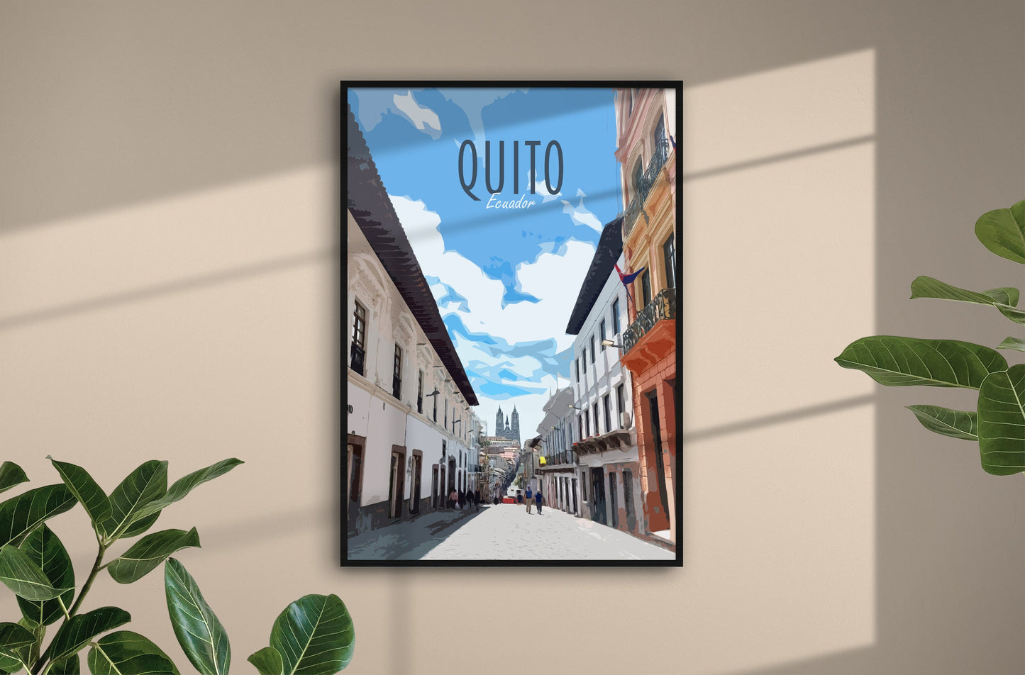 Quito Travel Poster