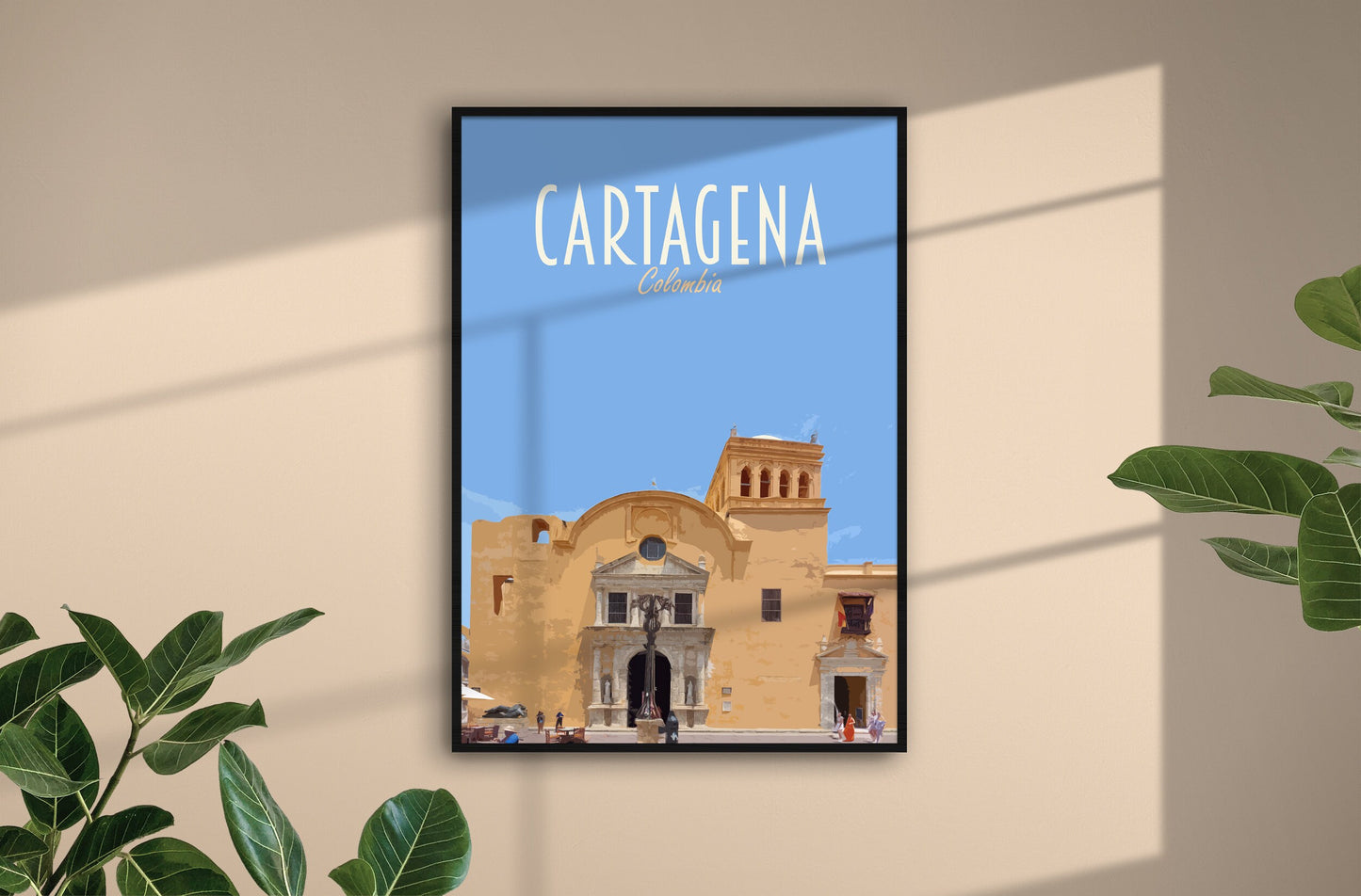 Cartagena Travel Poster
