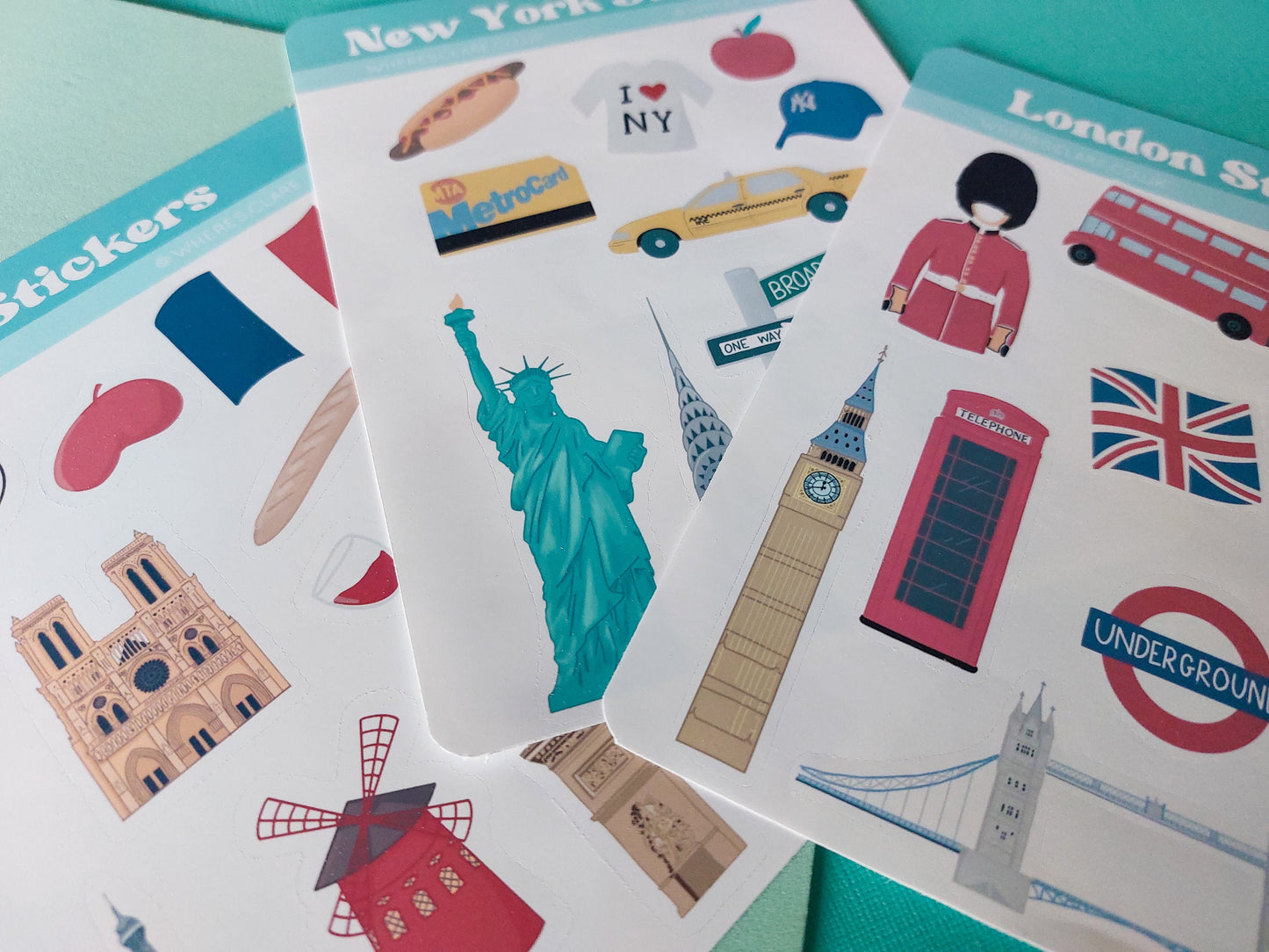 Paris Sticker Sheet
