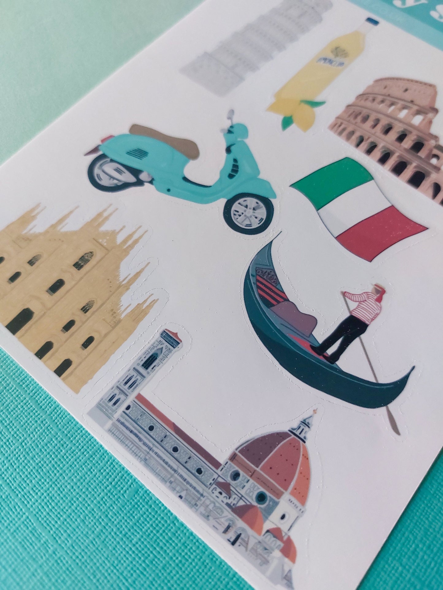 Italy Sticker Sheet