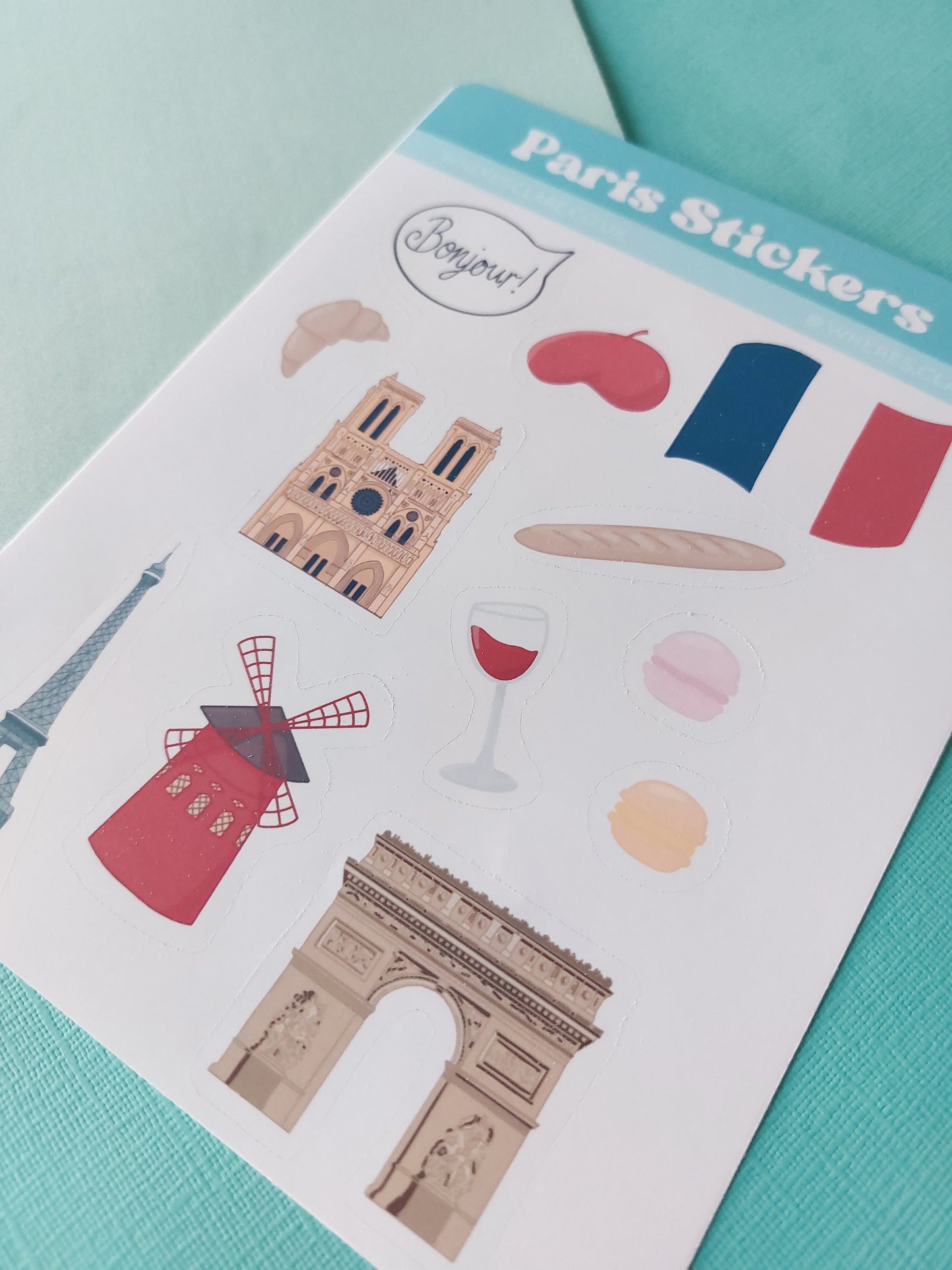 Paris Sticker Sheet