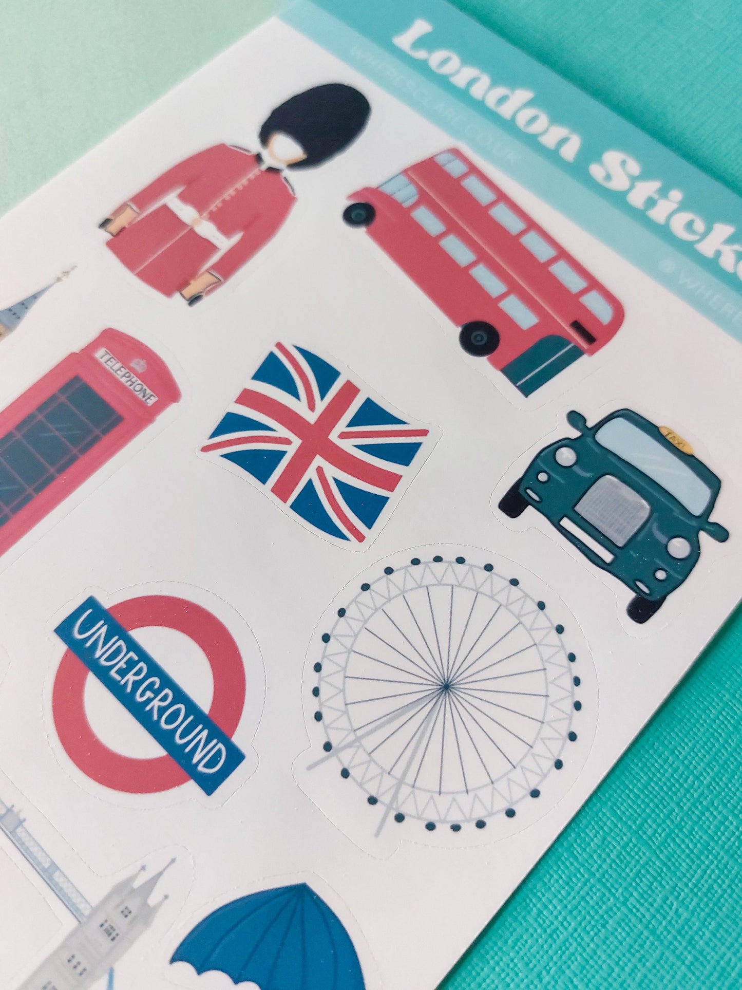 London Sticker Sheet