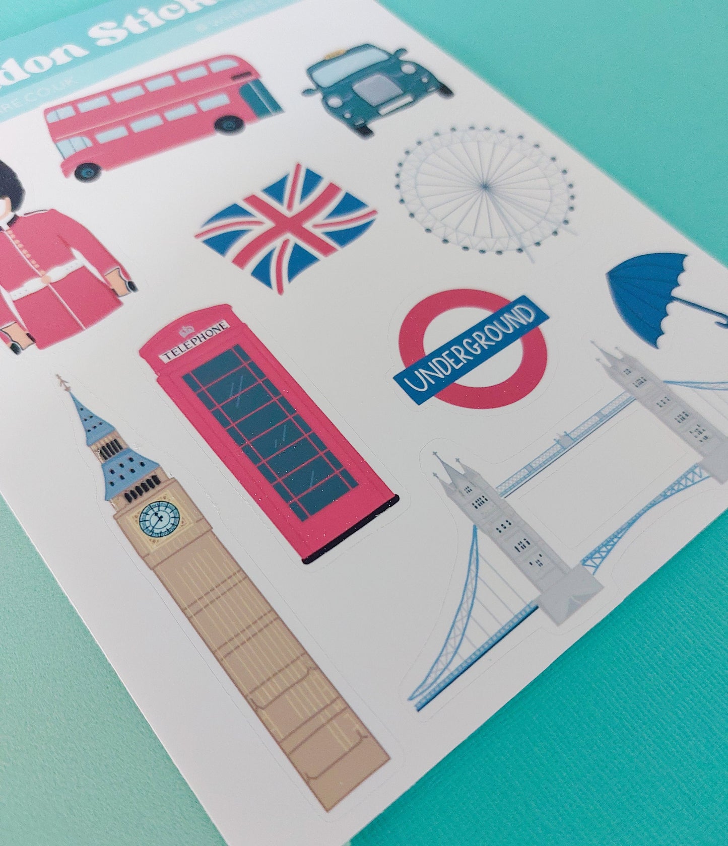 London Sticker Sheet