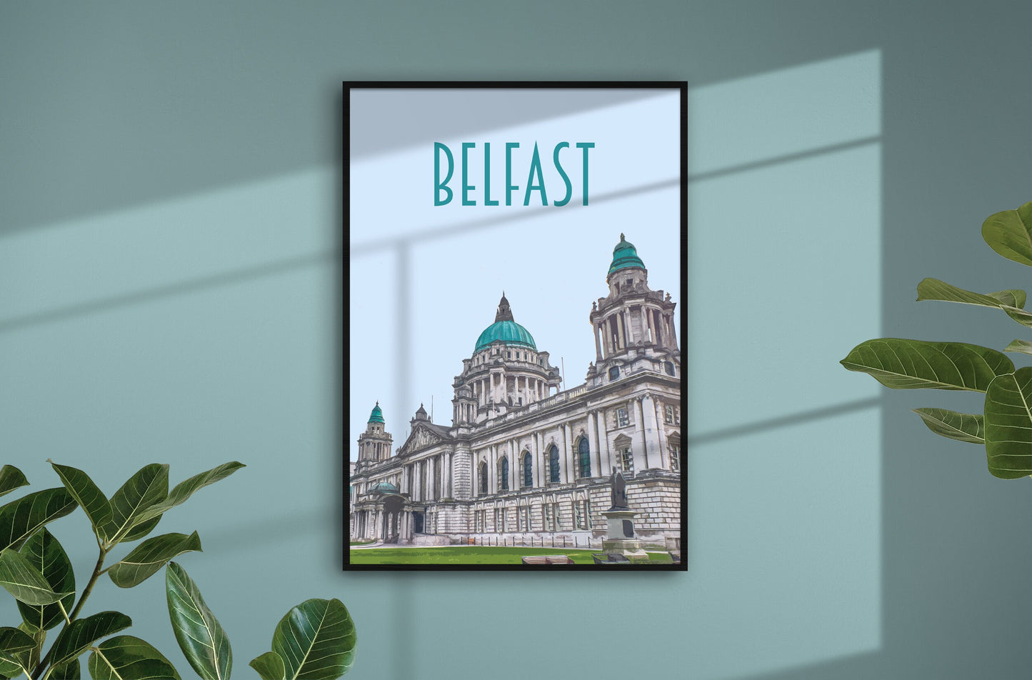 Belfast Travel Poster