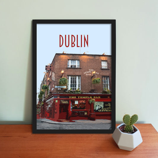 Dublin Travel Poster